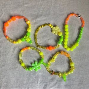 Neon Stretchy Bracelets 🐠